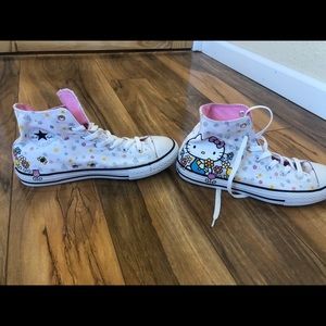 Special edition hello kitty converse high tops